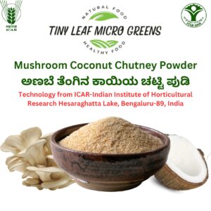 Mushroom Coconut Chutney Powder 20 Grams