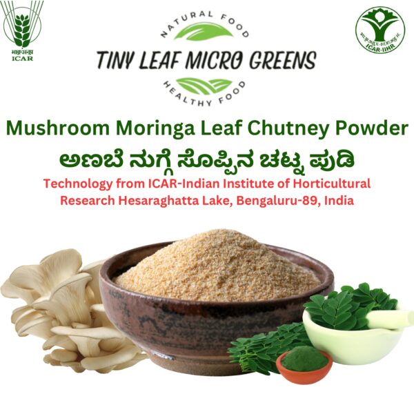 Mushroom Moringa Leaf Chutney Powder 20 Grams