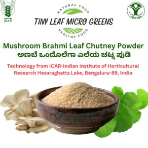 Mushroom Brahmi Leaf Chutney Powder 20 Grams